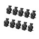thumbnail image 5 of Clips para tienda de campaña, ganchos para tienda, accesorios para equipo, colgador de luz, soporte para luz de fiesta para reemplazo de Camping negro 10 piezas DYNWAVEMX Gancho de tienda, 5 of 8