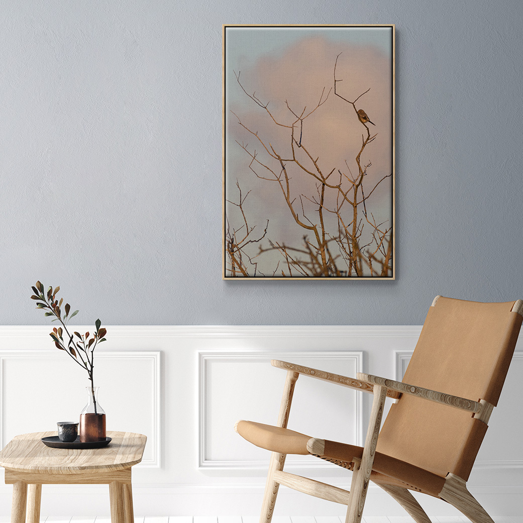 At Dawn Framed Premium Gallery Wrapped Canvas - Ready to Hang