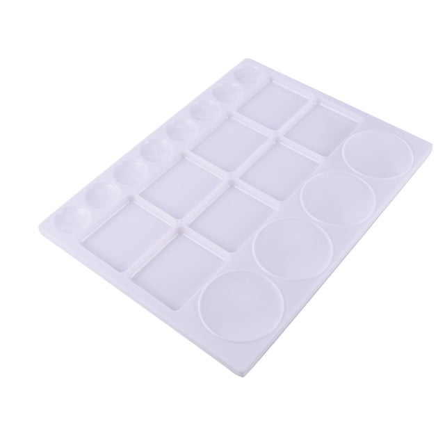 1 Pce Plateau de Pigments de Peinture Carré Aquarelle