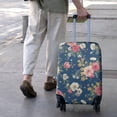 thumbnail image 3 of Pioneer Flower Floral Print Pattern Luggage Cover Fashion Suitcase Cover Baggage Covers Fit 25-28 Inch Luggage (Go Travel), 3 of 5