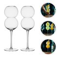thumbnail image 4 of 2pcs Glass Cocktail Goblets Glass Drinking Cups Cold Water Glasses Restaurant Red Wine Goblets, 4 of 4