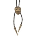 thumbnail image 1 of Shisuyan Bolo Tie PU Leather Rope Adjustable Length 1Set 1.4X1X0.4In, 1 of 8