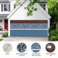 thumbnail image 2 of Blue Brown Flowers Garage Door Cover Banner 7 x 16 FT, Classic Botanical Art Elegant Garage Door Curtains Backdrop with Grommets for Indoor Outdoor Wall Party Porch Yard Decorations Background, 2 of 9