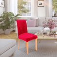 thumbnail image 3 of Birdeem Stretch Dining Chair Covers,One Piece Elastic Slipcover for Home and Hotel Use,Fits Chairs with Back Height 16.9 To 18.9 Inches,Easy Fit Protective Cover, 3 of 8