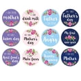 thumbnail image 1 of becaristey 12PCS/Set Month Sticker Baby Photography Milestone Memorial Monthly Newborn Commemorative Card Number Photo Props, 1 of 8