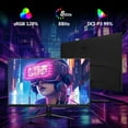 thumbnail image 6 of Z-EDGE 27 Inch 240Hz Gaming Monitor, FHD 1080P IPS Display, 1ms MPRT, AMD FreeSync, HDR Support, VESA Mount Compatible, Black, 6 of 6