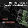 thumbnail image 3 of BekinTek Jumelles de Vision Nocturne Télescope Rechargeable Lunettes Infrarouges NVG Observation Complète du Noir Réglage IR 7x Zoom Numérique 8x Vidéo 2,5k Photo 40 m Écran HD Grand de 3 Pouces avec Carte TF 32G, 3 of 10