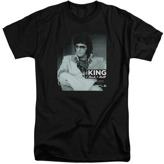 Men's Elvis Presley Good To Be T-shirt Tall X-Large Black