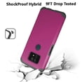 thumbnail image 2 of Kaleidio Case For Cricket Ovation 2, Maestro Max (AT&T) [Astro Armor] Rugged Hybrid [Shock Absorption] [Dual Layer] Protector Impact Cover [Purple/Black], 2 of 6