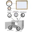 thumbnail image 4 of Gabinete De Baño STANISS Con Espejo Decorativo Minimalista, 4 of 6