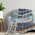 thumbnail image 2 of LHSHID Godson Gifts from Godmother Godson Baptism Gifts for Boys Godson Gifts Birthday Christmas Easter Gifts for Godson Godson Gifts from Godfather God Son Gifts Blanket 60"x80", 2 of 8
