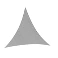 thumbnail image 4 of Toldo vela para patio, resistente al agua y al desgarro, triangular, 3 x 3 x m, para terraza, patio, playa, césped, jardín. Gris, 4 of 8