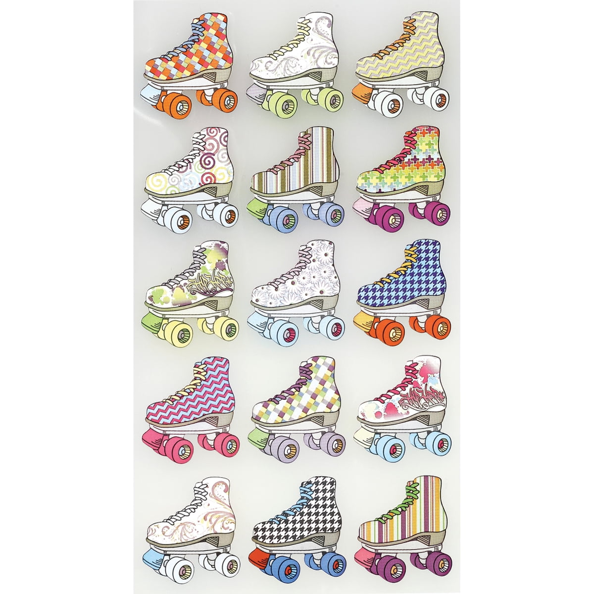 Sticko StickersBright Roller Skates