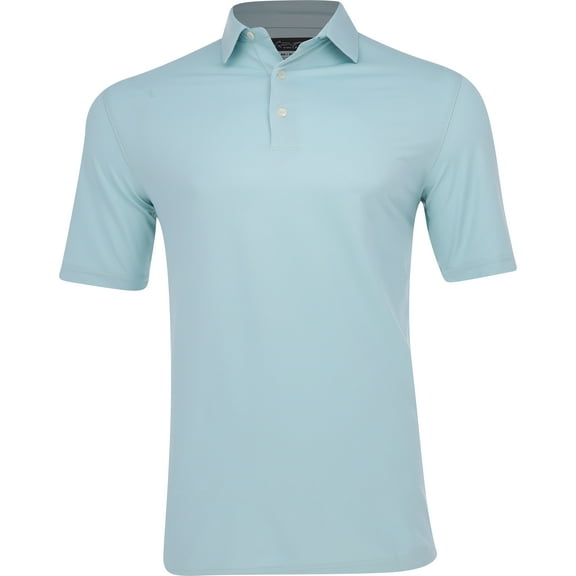 Greg Norman Freedom Micro Pique Aqua Wave Shirt Men 3XL