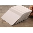 thumbnail image 2 of PinesC Small Blank Paper MesNote Business Cards Mini Greeting Place Name Vocabulary Word Flash Cards Graffiti Scrapbookings DIY Gift Tags Label,100PCS (White), 2 of 5