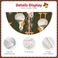 thumbnail image 3 of Rateoe Mallard Ducks Wild Birds Pattern Christmas Tree Skirt with Ties, Christmas Tree Decorations, Farmhouse Christmas Decor Xmas Holiday Decorations-48", 3 of 6
