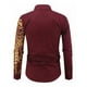 thumbnail image 3 of Camisa De Hombre De Manga Larga Con Estampado Dorado, 3 of 3