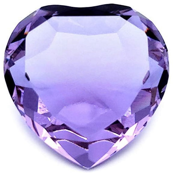Crystal Diamond Paperweight (HT-Purple)