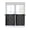 Black, variant on Half Window Curtain 36 Inches Long, Black Boho Geometric Window Treatment Curtain Drapes, Vintage Southwestern Stripes Small Tier Curtains for Bathroom Over Sink, 27.5"x36", 2 Panels