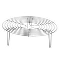thumbnail image 3 of Cooking Steamer,Steamer Rack Steaming Rack Stainless Steel,Steamer Rack Steaming Tray Stand Round Cooling,Racks Steaming Stand Canner Food Steamer Basket,Cooking Camping Outdoor 9.45inch, 3 of 10