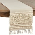 thumbnail image 2 of Saro Lifestyle Knot Appliqué Table Runner, 2 of 4