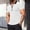 White, variant on Avirosel Men's Solid Color Color Blocking Zipper Sports Shirt, Lightweight Breathable Fabric for Casual Outdoor Exercise