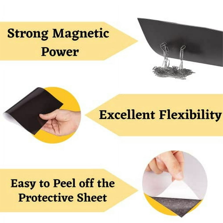  Mr. Pen- Adhesive Magnetic Sheets, 8 x 10, 4 Pack