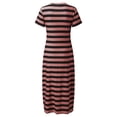 thumbnail image 4 of Robe d'Été pour Femmes Aguichant Femmes Mode Été Décontractée à Manches Courtes Col en V Robe Imprimée Robe Ample Robe d'Été Ample pour Femmes Robe d'Été pour Femmes avec Manches, 4 of 7