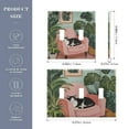 thumbnail image 2 of Yayeee Toggle Light Switch Wall Plate 2-Gang 4.56"x4.48" Decorative Outlet Cover, Pink Sleeping Cat, 2 of 7