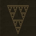thumbnail image 1 of Ahgly Company Indoor Square Patterned Night Black Area Rugs, 4' Square, 1 of 6