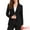 Black, variant on DARING DIVA Women's Business Casual Single Breasted Jacket Office Suit S Black