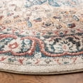 thumbnail image 3 of Safavieh Carlyle Blaine Medallion Area Rug, Ivory/Burgundy, 6'7" x 6'7" Round, 3 of 10