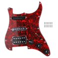 thumbnail image 1 of Electric Guitar Pickguard Pre Wired Single Double Coil Pickups 1 Volume 2 Tone Knobs Loaded Pickup Plate, 1 of 5