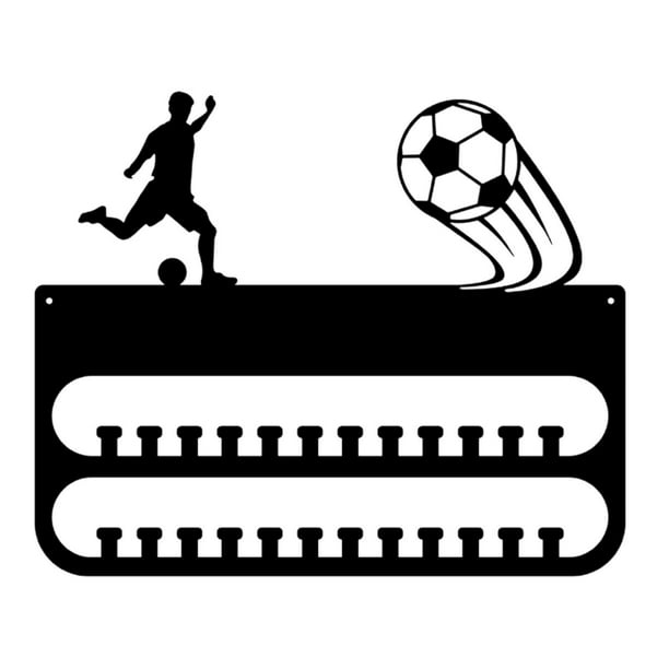 Colgador de medallas, organizador de cintas para medallas de fútbol, medallas deportivas Estilo C