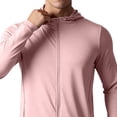 thumbnail image 4 of Vrorvz Sun Protection Jacket for Men Long Sleeve Zipper Jackets Workout Athletic Top Breathable Tops, 4 of 4