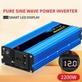 thumbnail image 2 of Onduleur à Onde Sinusoïdale Pure 1000W-4000W DC 12V à AC 220 50hz, Protection de Charge Avancée, 2 of 5
