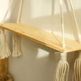 thumbnail image 7 of Shelf Boho Decor Shelves on Wall Wood Decoration for Bedroom Living Room B, 7 of 7