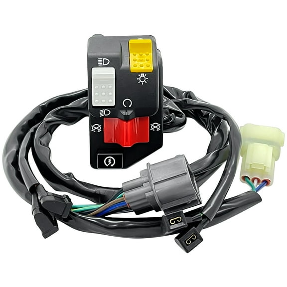 M MATI Left Handlebar Start Stop Kill Switch for Honda Rancher 420 TRX420FM TRX420TM 2014-2021