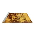 thumbnail image 2 of Ahgly Company Machine Washable Indoor Rectangle Abstract Yellow Modern Area Rugs, 2' x 5', 2 of 4