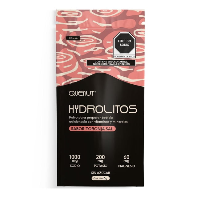 Hydrolitos Electrolitos Toronja Sal 30 sobres 6 g Quenut