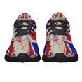 thumbnail image 4 of Corgi UK Platinum Jubilee Corgi Dog Pet Lovers Shoes Sneakers Black Size 8.5, 4 of 6