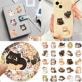 50Counts Kitten Sticker Water Resistant Sticker for Scrapbook Journal ...