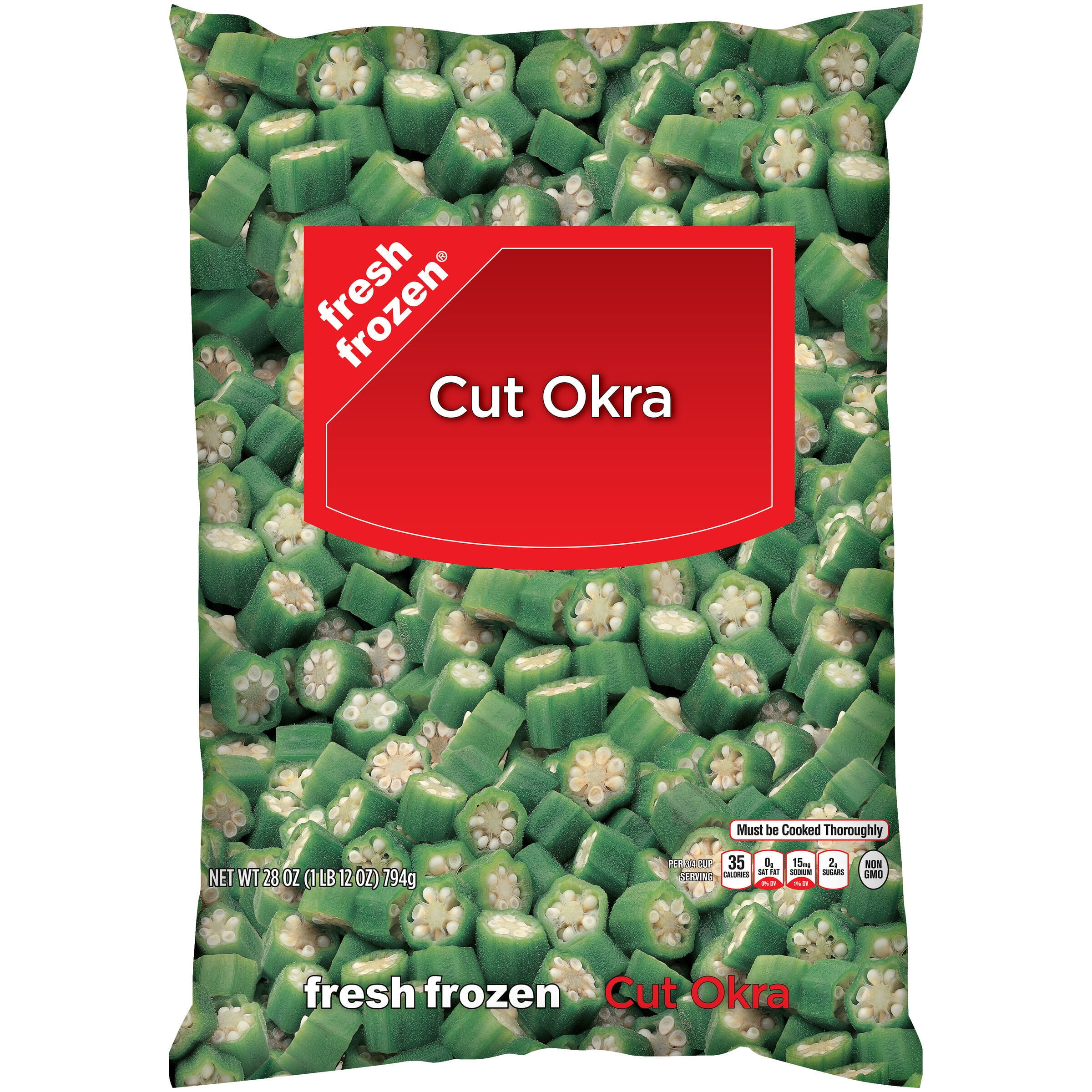 frozen okra frozen okra