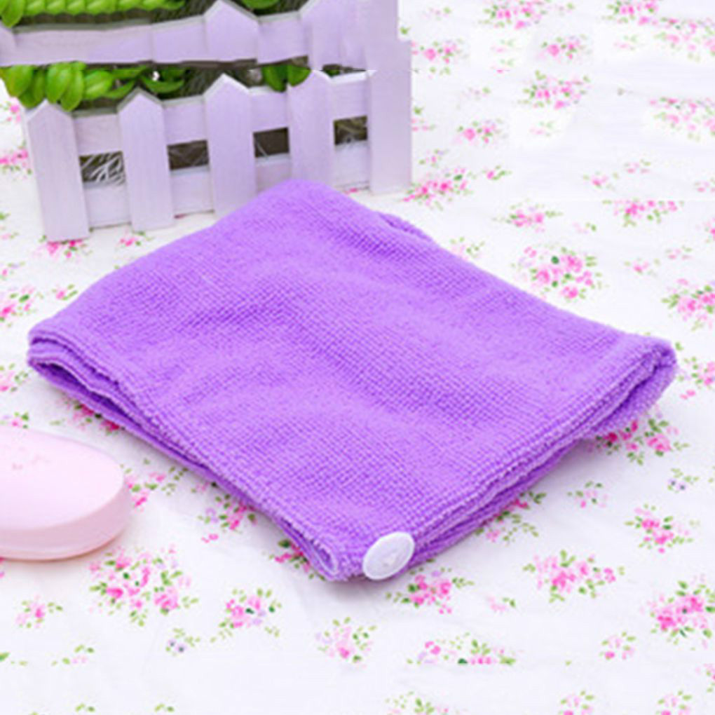 Women Bathroom Super Absorbent Quickdrying Hair Towel Microfiber Hair