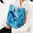 thumbnail image 6 of Dolphin Elegant Velvet Throw Pillow Covers Set with Unique Patterns - 16x16", 18x18", 20x20" - Pack of 2 for Chair Pillow Covers and Various Occasions, 6 of 6
