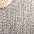 thumbnail image 6 of SAFAVIEH Braided Gino Distressed Machine Washable Reversible Area Rug, Grey/Ivory, 8' x 8' Round, 6 of 8