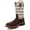 Brown Elephant Print/Bone, variant on Men's 12" Western Work Boot, Brown Elephant Print & Bone, 10 D