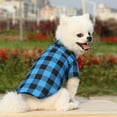 thumbnail image 6 of Dog Cute Plaid Shirt Suit Wedding Dress for Small Medium Big Size Dog Pet Clothes, 6 of 8