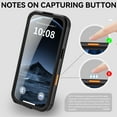 thumbnail image 3 of Waterproof Case for iPhone 17 Pro Max, Built-in Screen Protector, Magnetic Shockproof Rugged [Military Drop Proof] [IP68 Underwater] Heavy Duty Protection Case, Black, 3 of 17