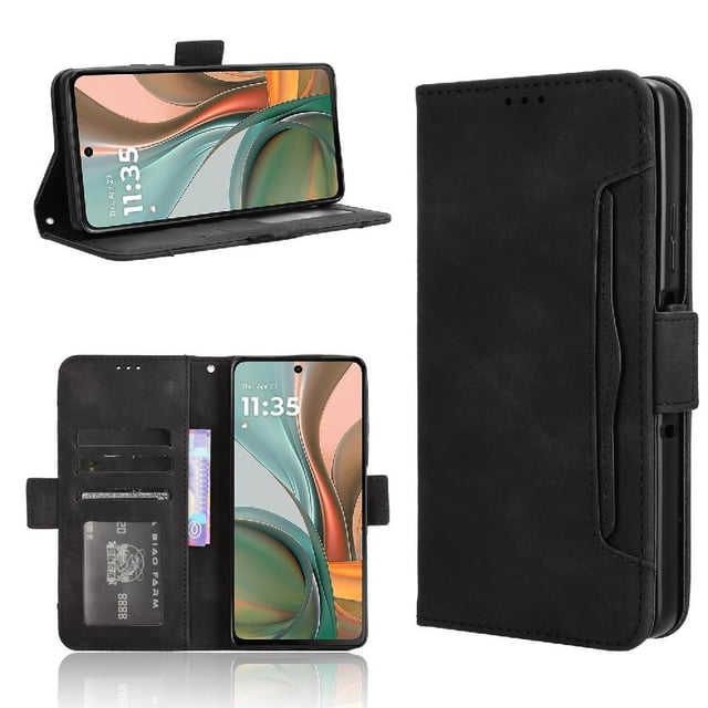 Funda Tipo Billetera GANGXUN para Motorola MOTO G75 5G – Tapa Flip con Tarjetero